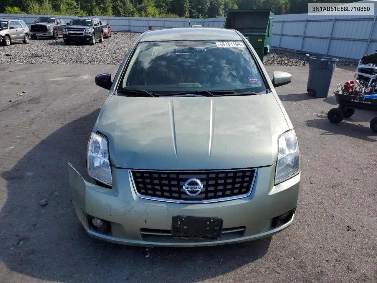 2008 Nissan Sentra 2.0 VIN: 3N1AB61E88L710860 Lot: 66181194