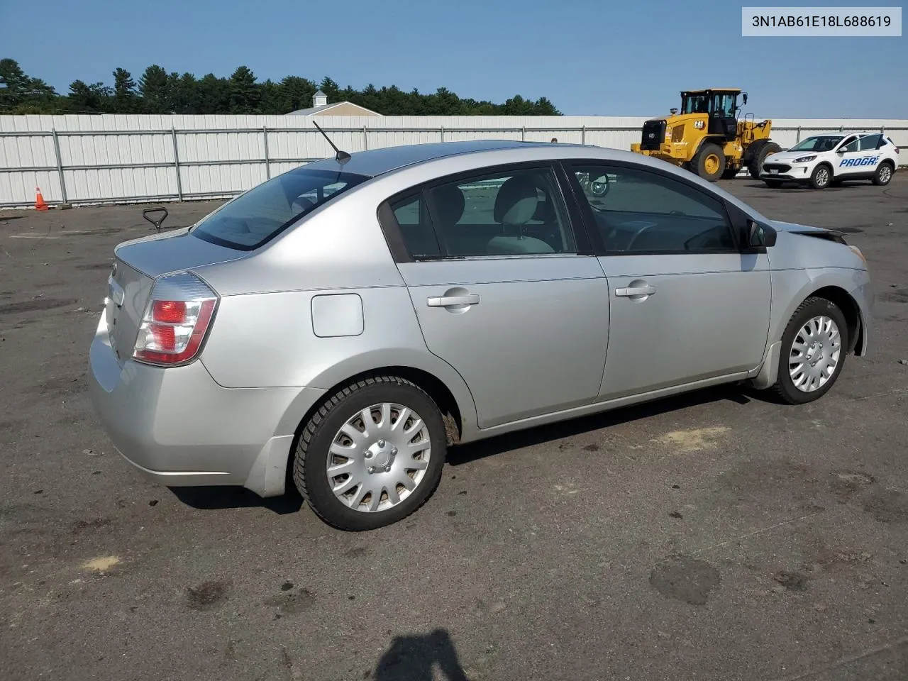 2008 Nissan Sentra 2.0 VIN: 3N1AB61E18L688619 Lot: 66273824