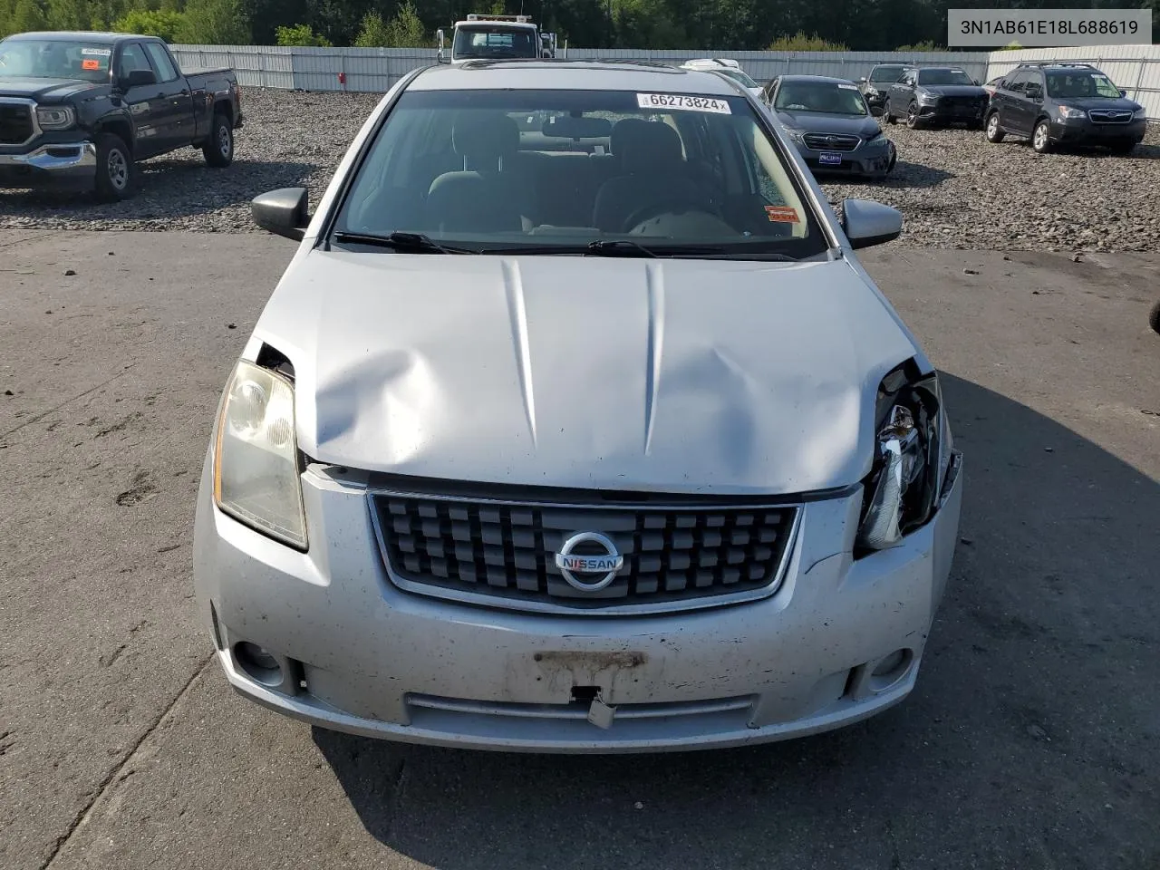 2008 Nissan Sentra 2.0 VIN: 3N1AB61E18L688619 Lot: 66273824