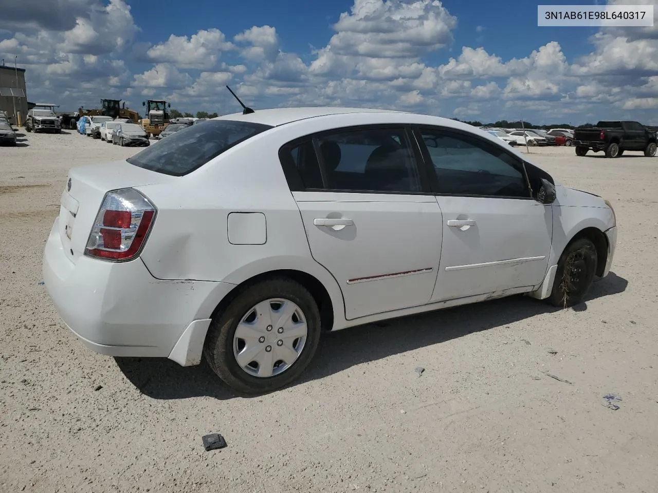 2008 Nissan Sentra 2.0 VIN: 3N1AB61E98L640317 Lot: 66399234