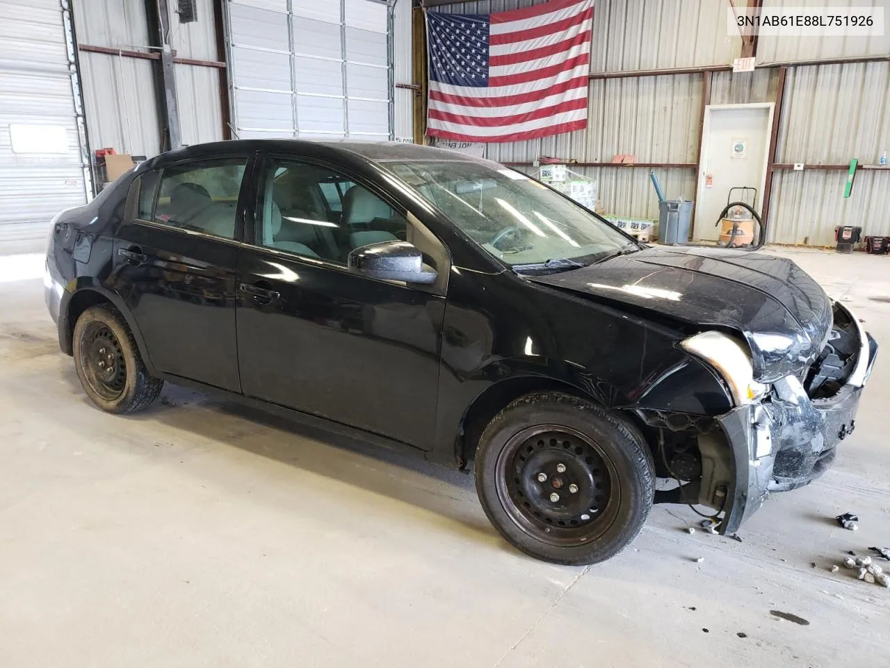 3N1AB61E88L751926 2008 Nissan Sentra 2.0