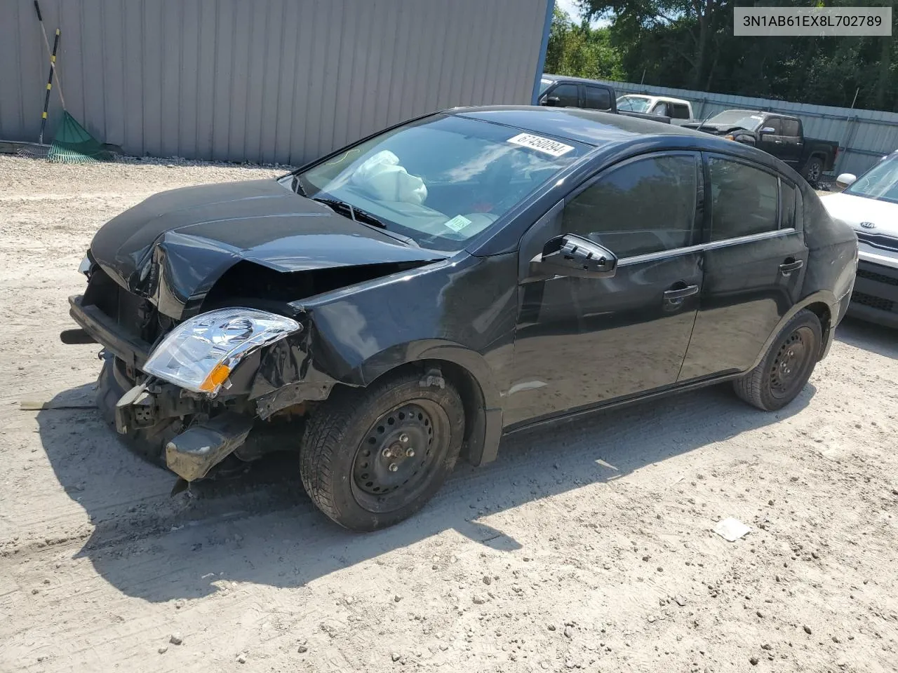 3N1AB61EX8L702789 2008 Nissan Sentra 2.0