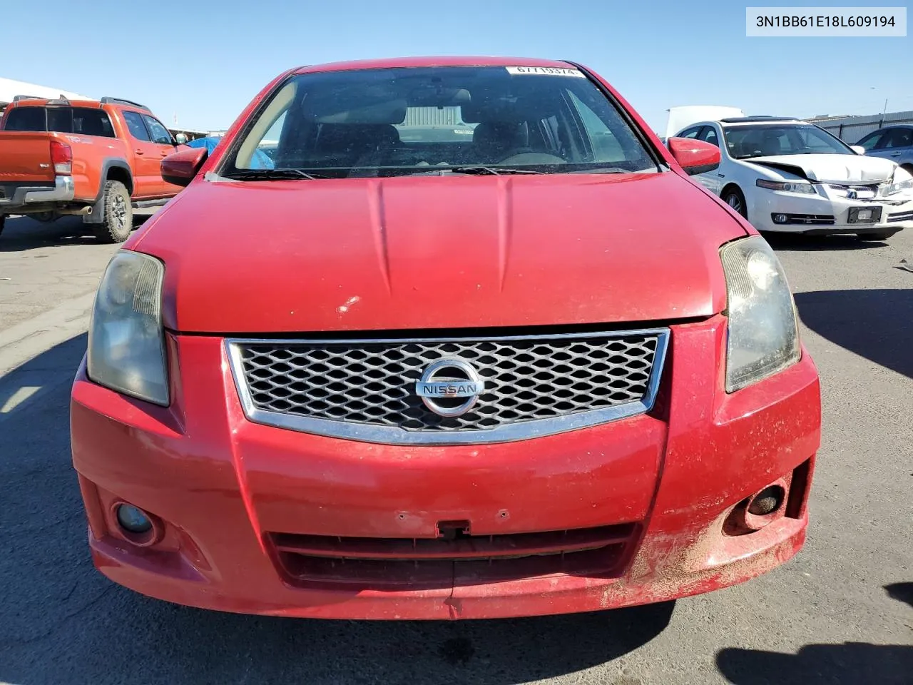 3N1BB61E18L609194 2008 Nissan Sentra Se-R