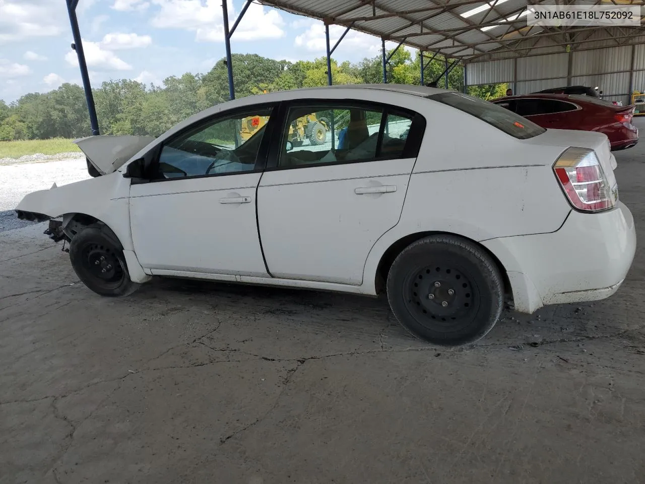 2008 Nissan Sentra 2.0 VIN: 3N1AB61E18L752092 Lot: 68381034