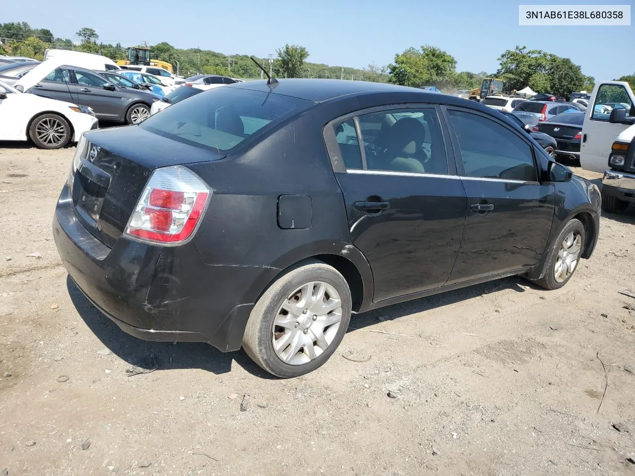 2008 Nissan Sentra 2.0 VIN: 3N1AB61E38L680358 Lot: 68884114