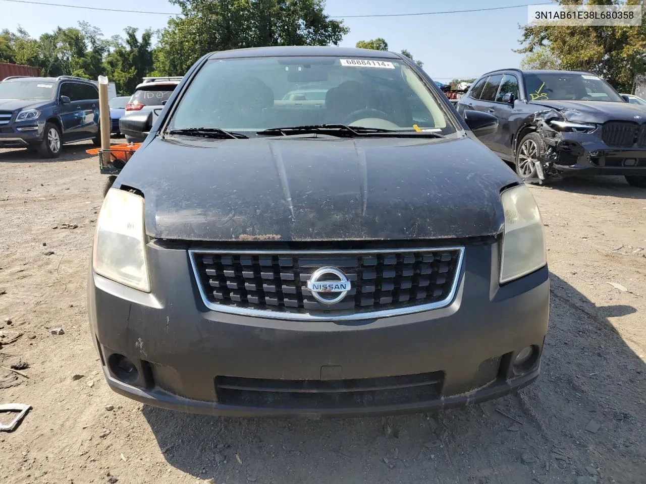 3N1AB61E38L680358 2008 Nissan Sentra 2.0