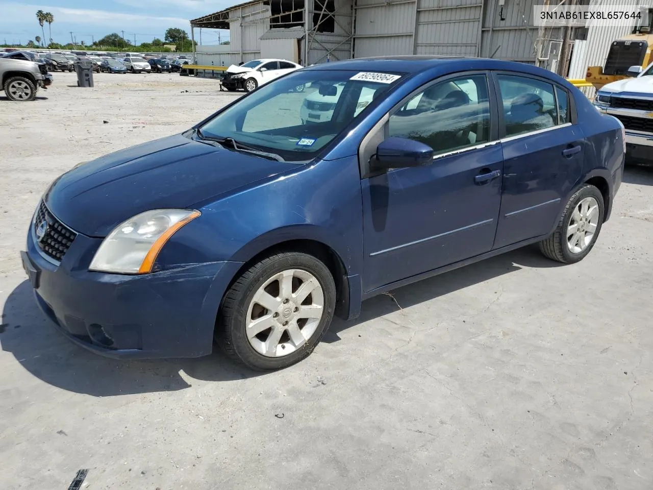 2008 Nissan Sentra 2.0 VIN: 3N1AB61EX8L657644 Lot: 69298964