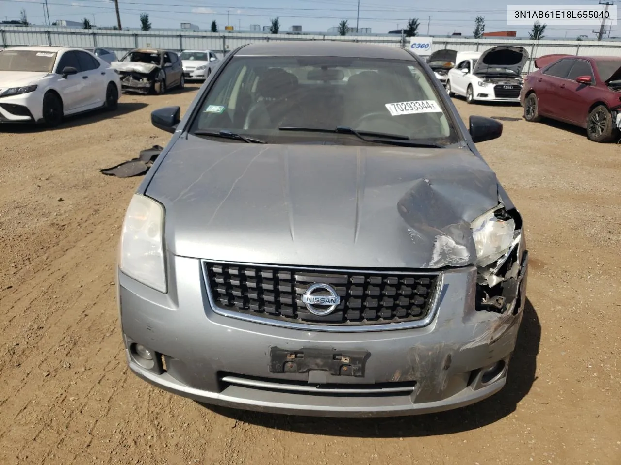 2008 Nissan Sentra 2.0 VIN: 3N1AB61E18L655040 Lot: 70293344