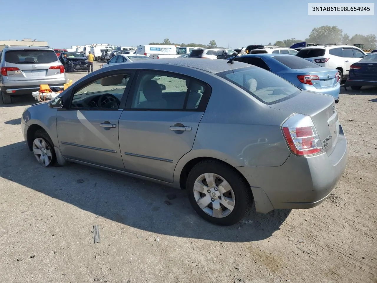 3N1AB61E98L654945 2008 Nissan Sentra 2.0