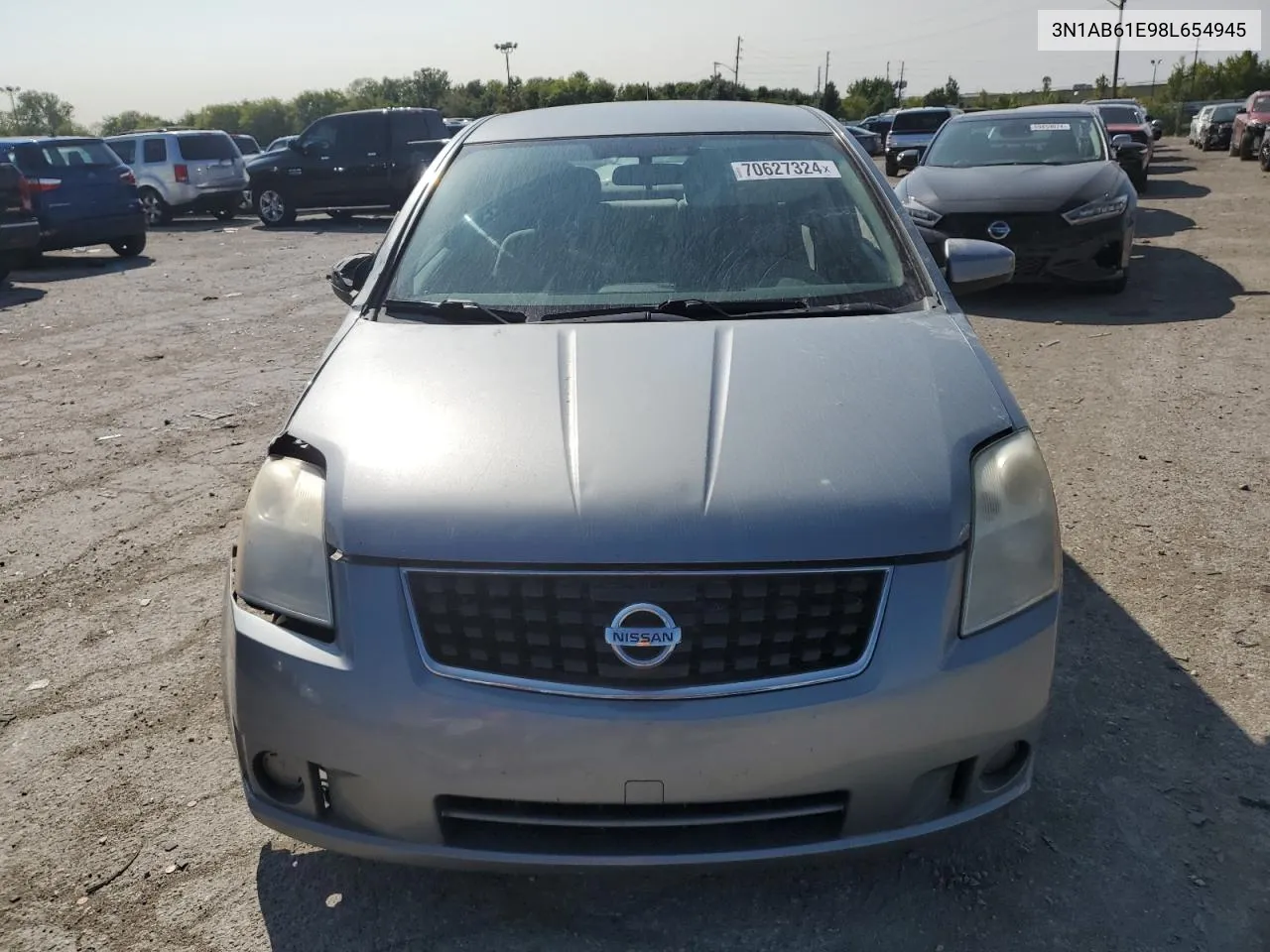 3N1AB61E98L654945 2008 Nissan Sentra 2.0