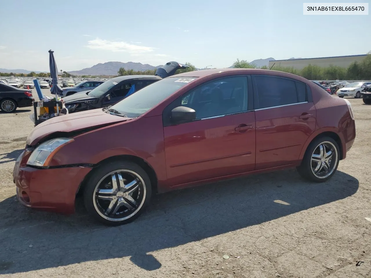 2008 Nissan Sentra 2.0 VIN: 3N1AB61EX8L665470 Lot: 70873844