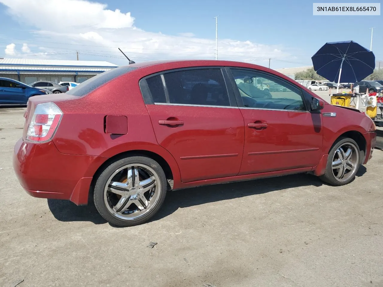 2008 Nissan Sentra 2.0 VIN: 3N1AB61EX8L665470 Lot: 70873844