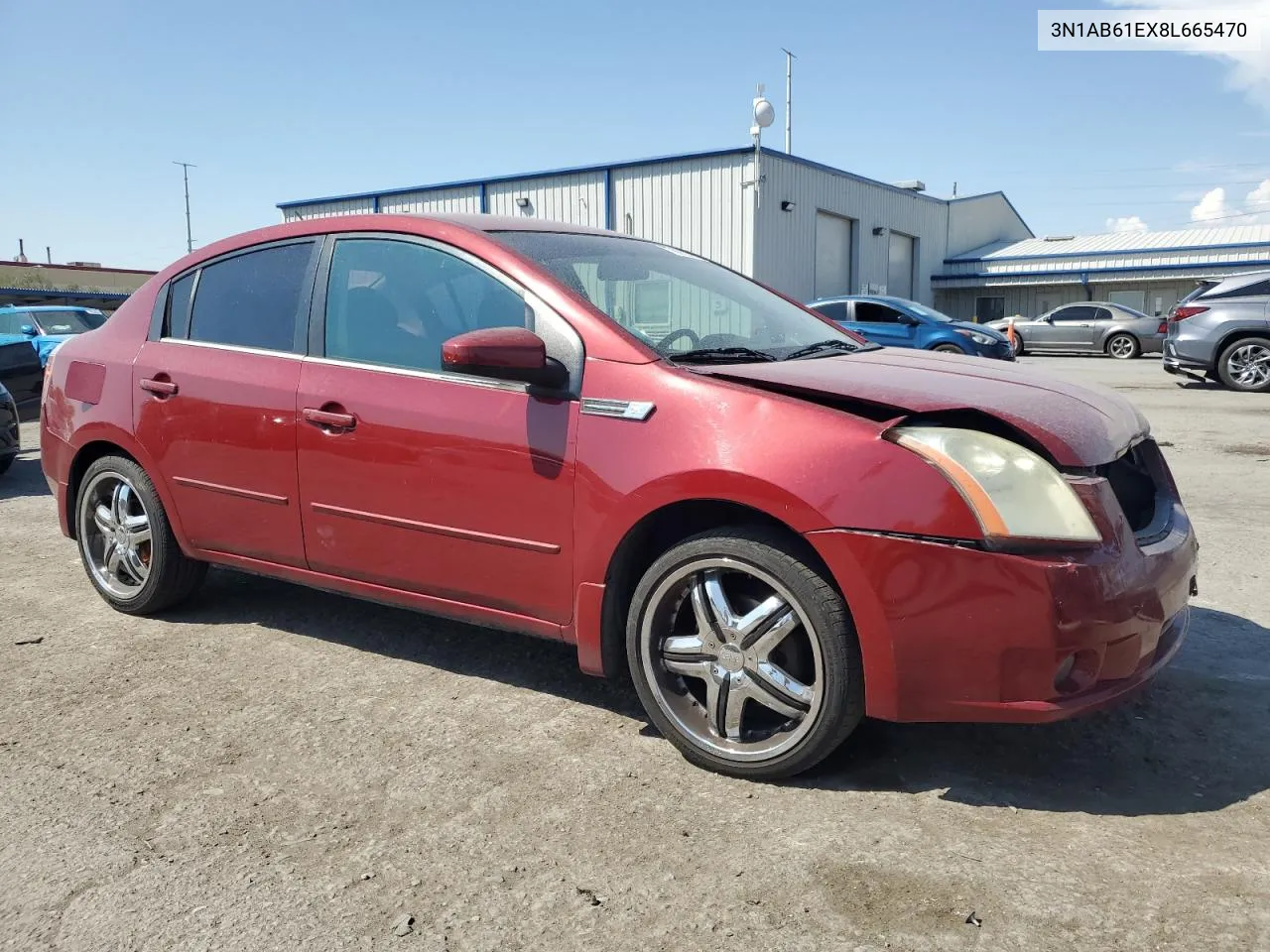 2008 Nissan Sentra 2.0 VIN: 3N1AB61EX8L665470 Lot: 70873844