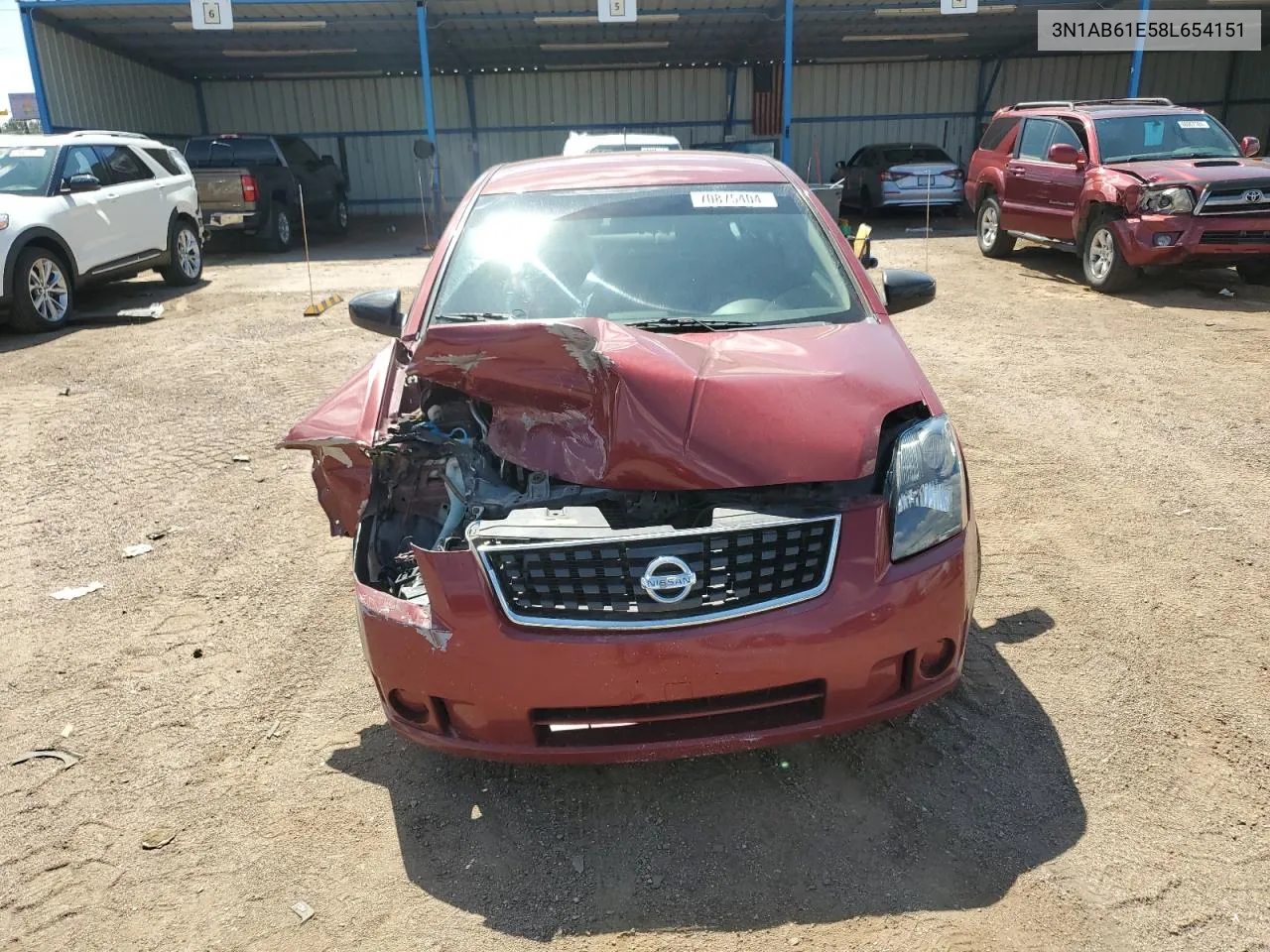 3N1AB61E58L654151 2008 Nissan Sentra 2.0