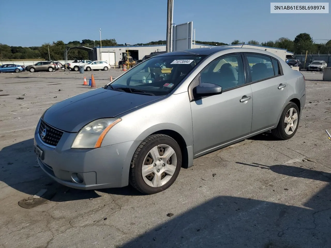 3N1AB61E58L698974 2008 Nissan Sentra 2.0