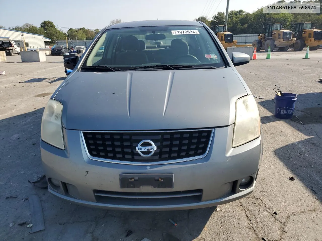 2008 Nissan Sentra 2.0 VIN: 3N1AB61E58L698974 Lot: 71073694