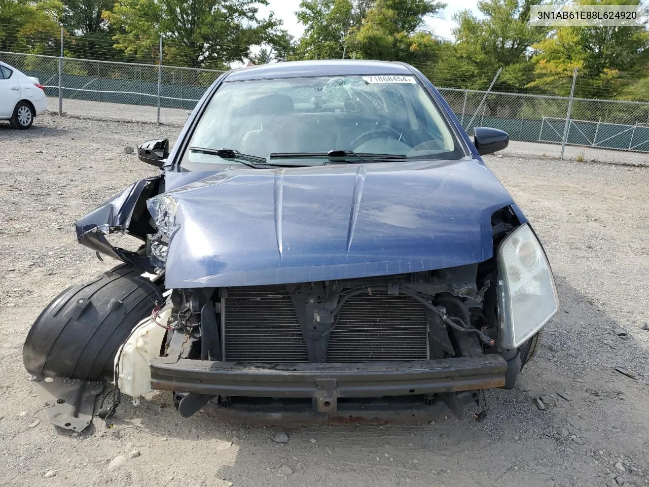 2008 Nissan Sentra 2.0 VIN: 3N1AB61E88L624920 Lot: 71868454