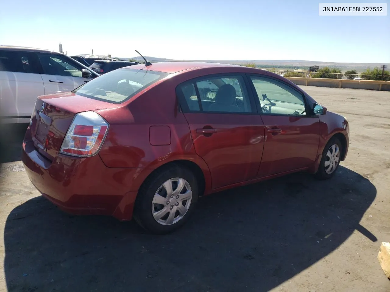 2008 Nissan Sentra 2.0 VIN: 3N1AB61E58L727552 Lot: 73009664