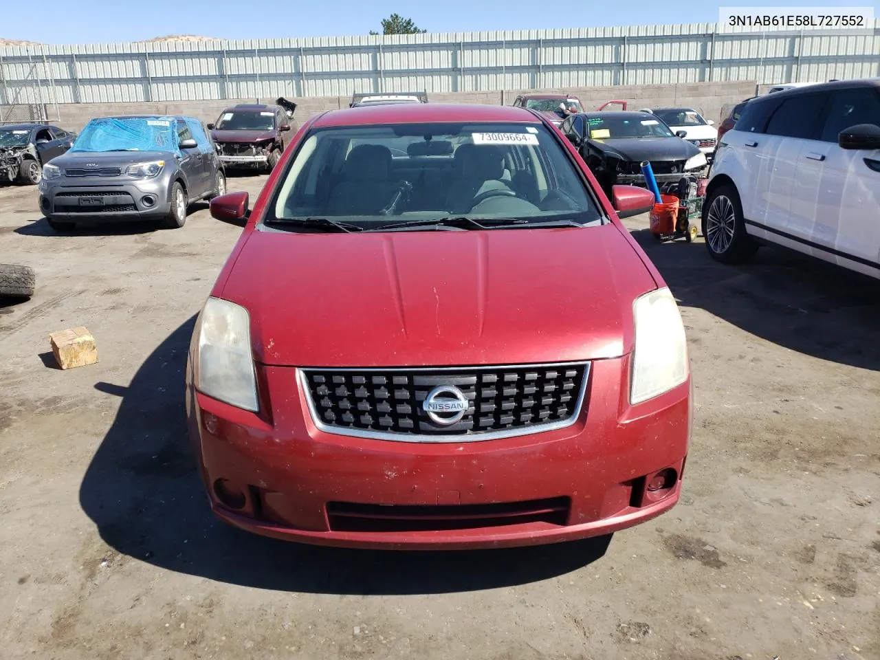 2008 Nissan Sentra 2.0 VIN: 3N1AB61E58L727552 Lot: 73009664