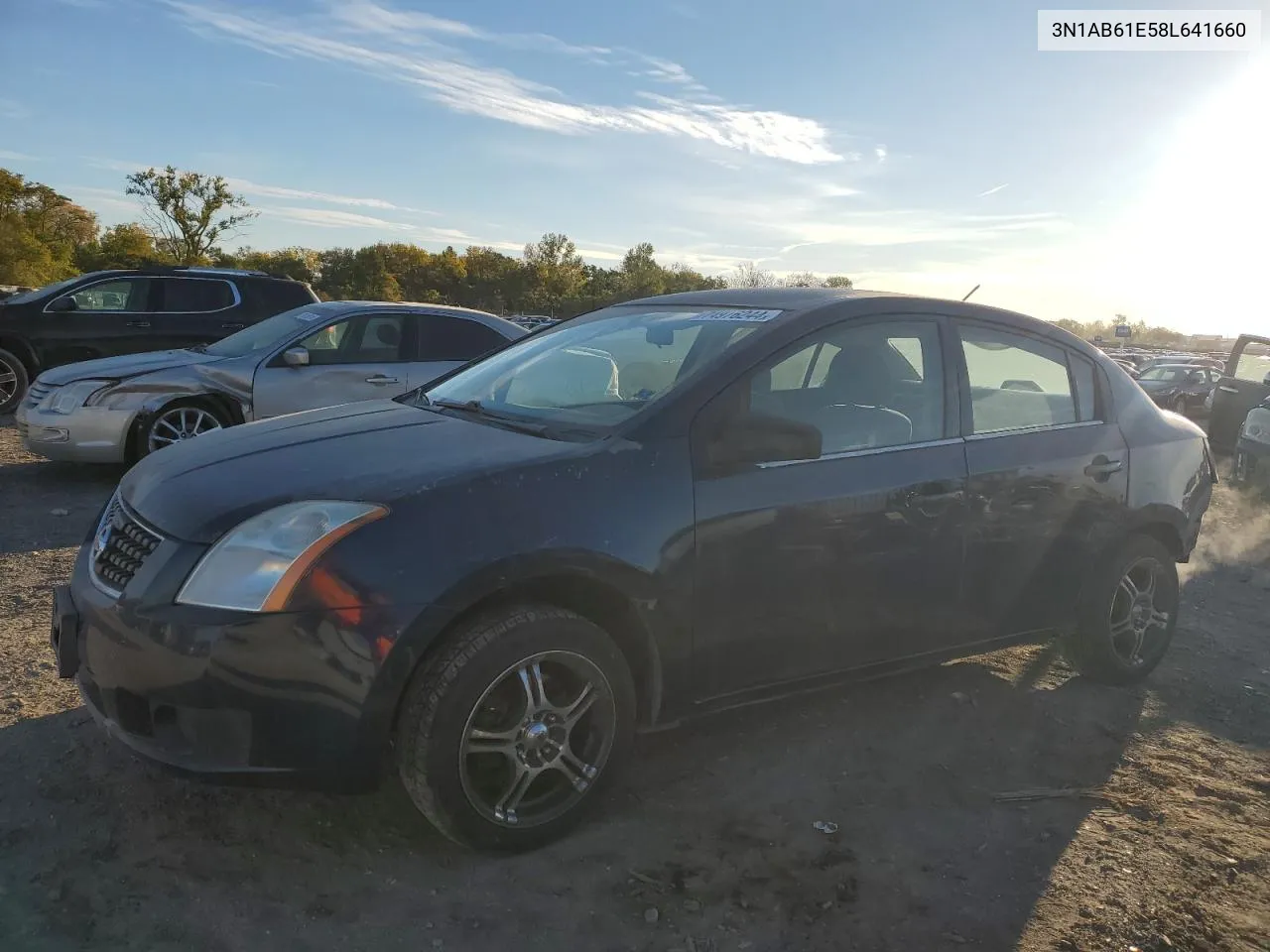 2008 Nissan Sentra 2.0 VIN: 3N1AB61E58L641660 Lot: 74976244