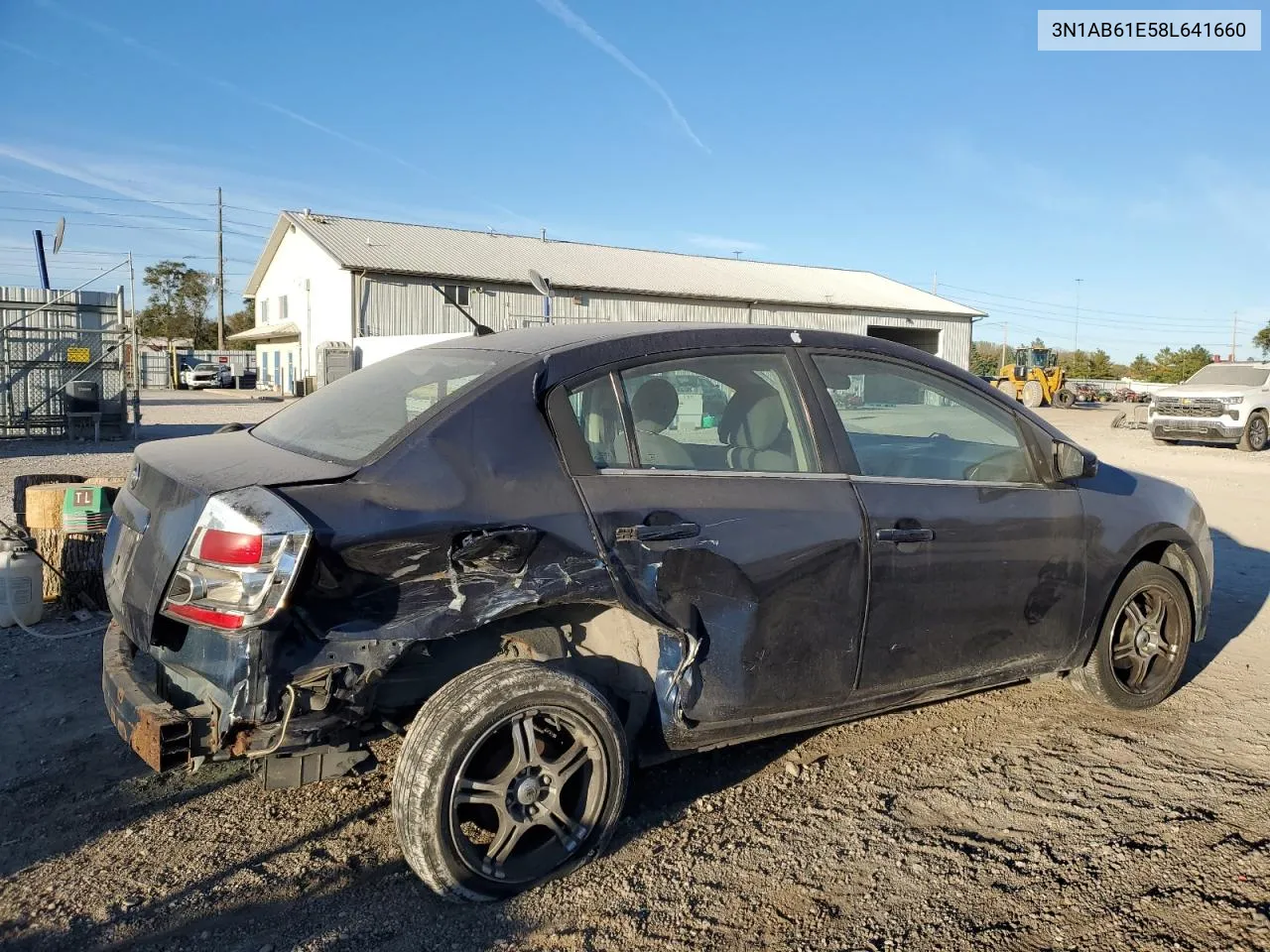 2008 Nissan Sentra 2.0 VIN: 3N1AB61E58L641660 Lot: 74976244