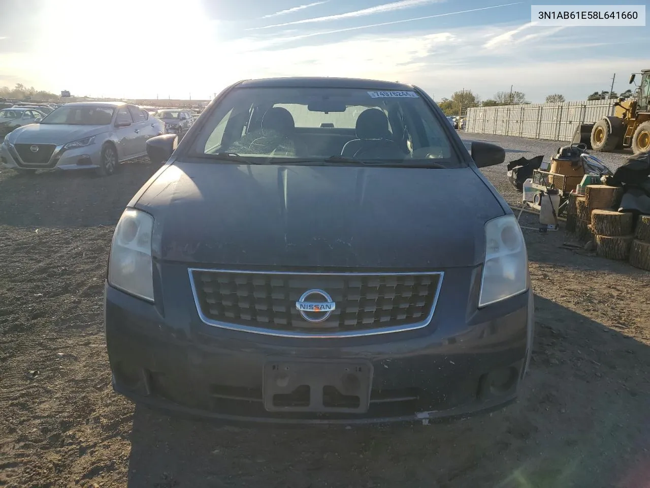 2008 Nissan Sentra 2.0 VIN: 3N1AB61E58L641660 Lot: 74976244