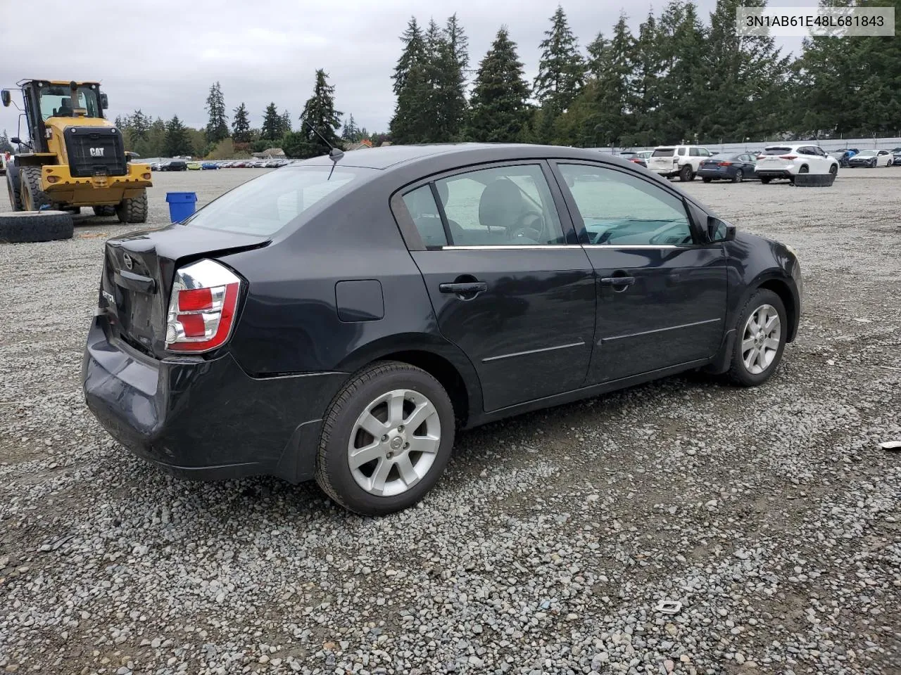 2008 Nissan Sentra 2.0 VIN: 3N1AB61E48L681843 Lot: 75220214