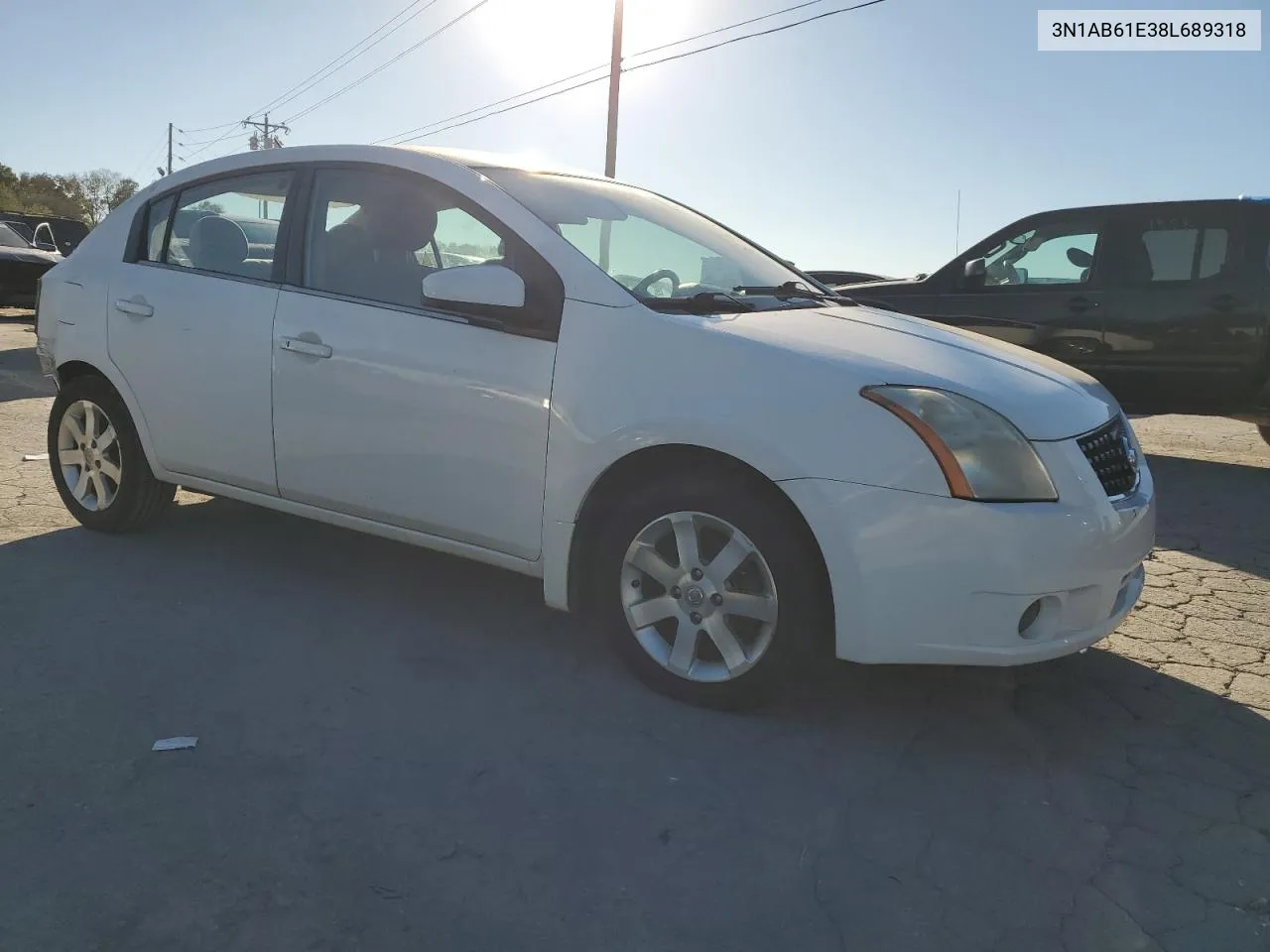 2008 Nissan Sentra 2.0 VIN: 3N1AB61E38L689318 Lot: 75506874