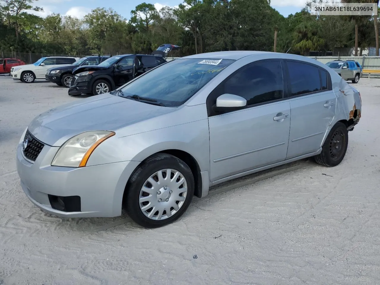 2008 Nissan Sentra 2.0 VIN: 3N1AB61E18L639694 Lot: 75890844