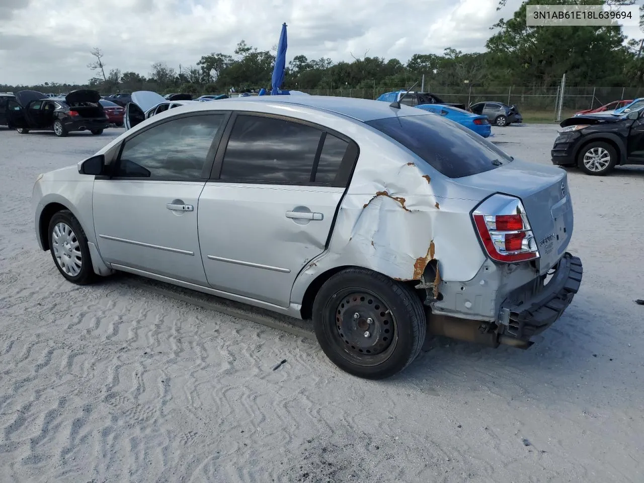 2008 Nissan Sentra 2.0 VIN: 3N1AB61E18L639694 Lot: 75890844