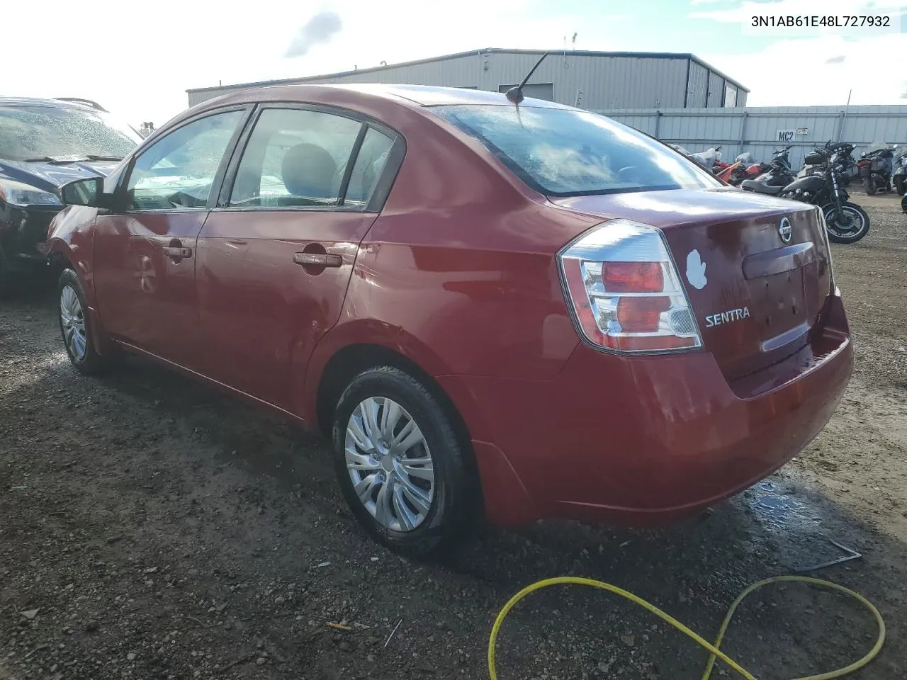 2008 Nissan Sentra 2.0 VIN: 3N1AB61E48L727932 Lot: 76203964