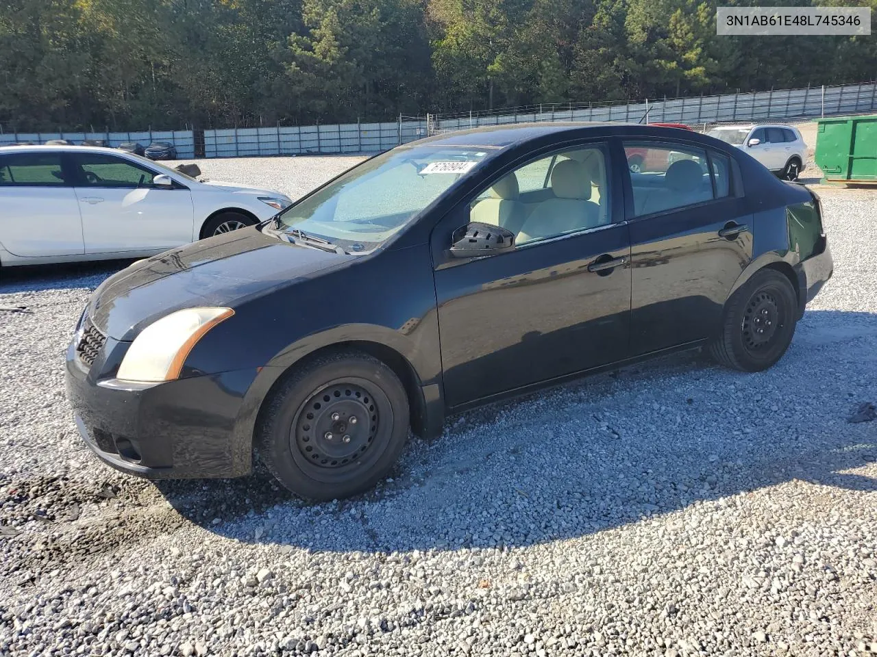 2008 Nissan Sentra 2.0 VIN: 3N1AB61E48L745346 Lot: 76760904