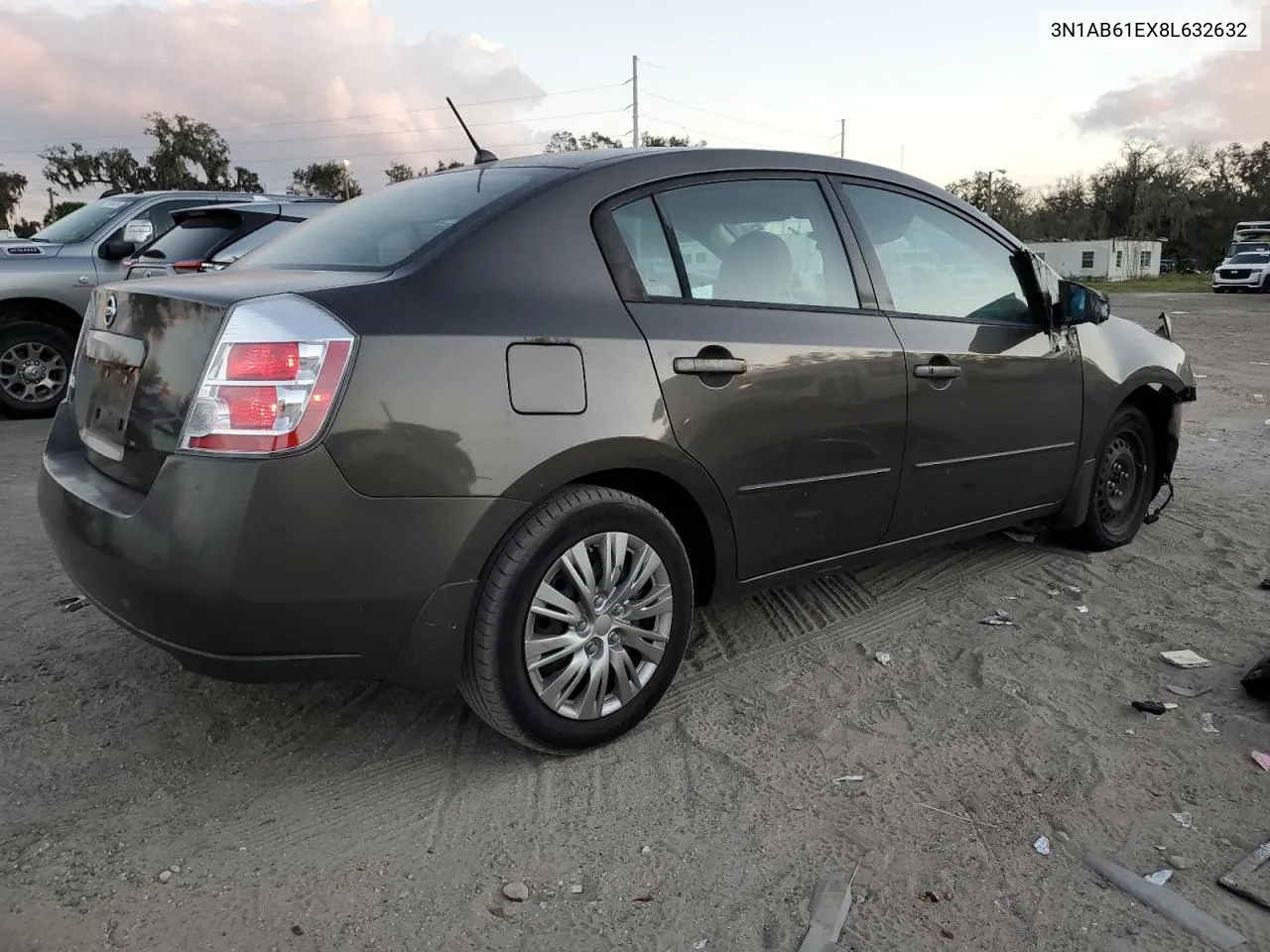 2008 Nissan Sentra 2.0 VIN: 3N1AB61EX8L632632 Lot: 76993024