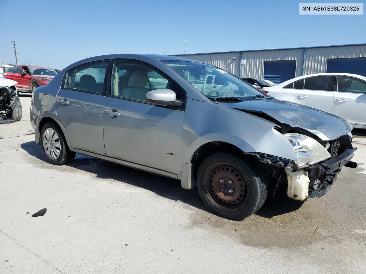 2008 Nissan Sentra 2.0 VIN: 3N1AB61E38L720325 Lot: 77870394