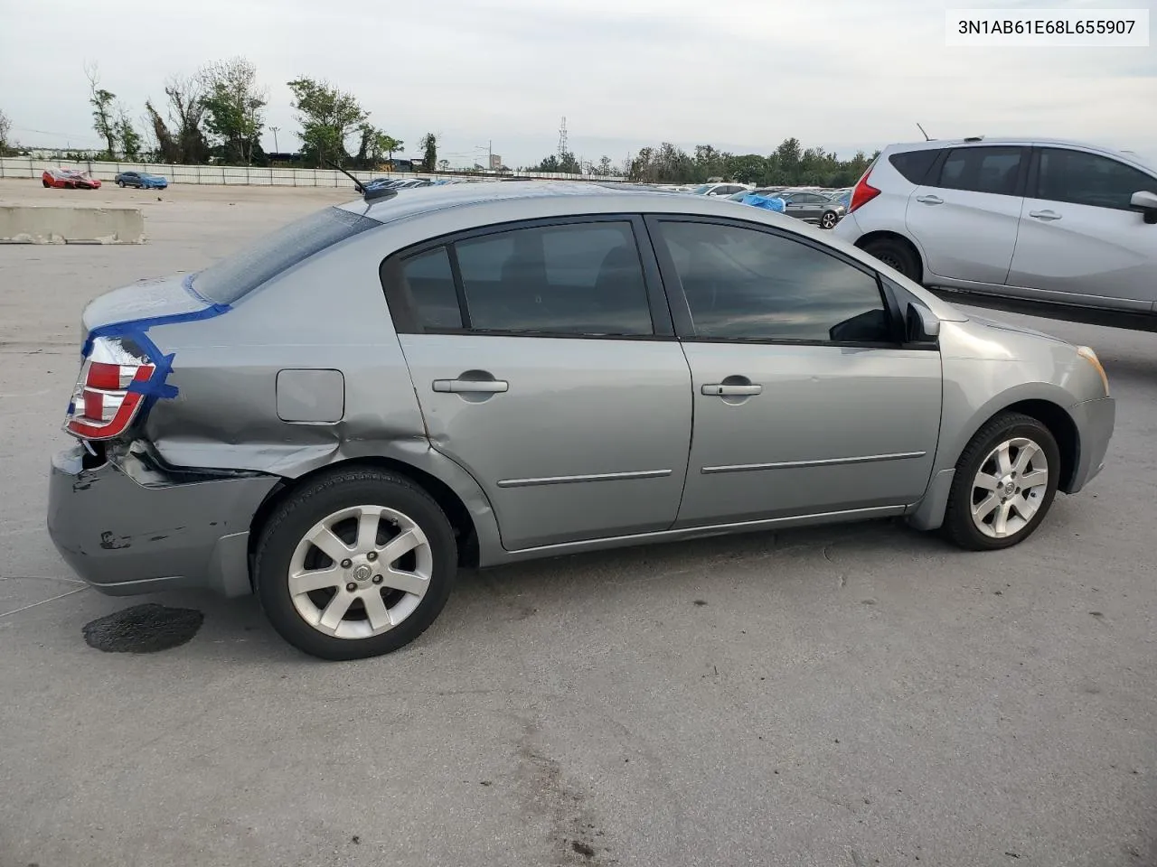 2008 Nissan Sentra 2.0 VIN: 3N1AB61E68L655907 Lot: 78013984