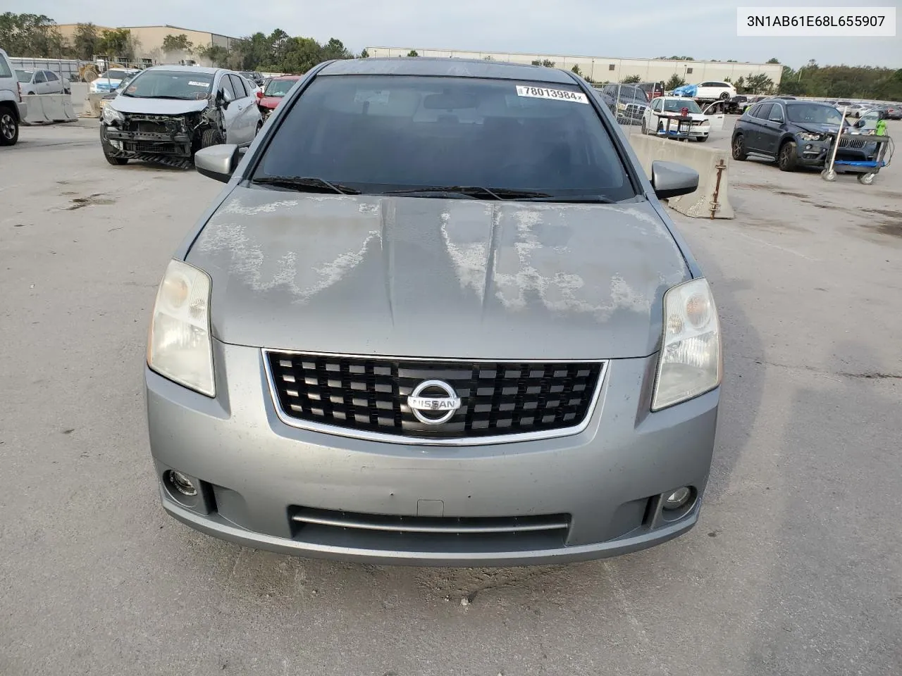 2008 Nissan Sentra 2.0 VIN: 3N1AB61E68L655907 Lot: 78013984