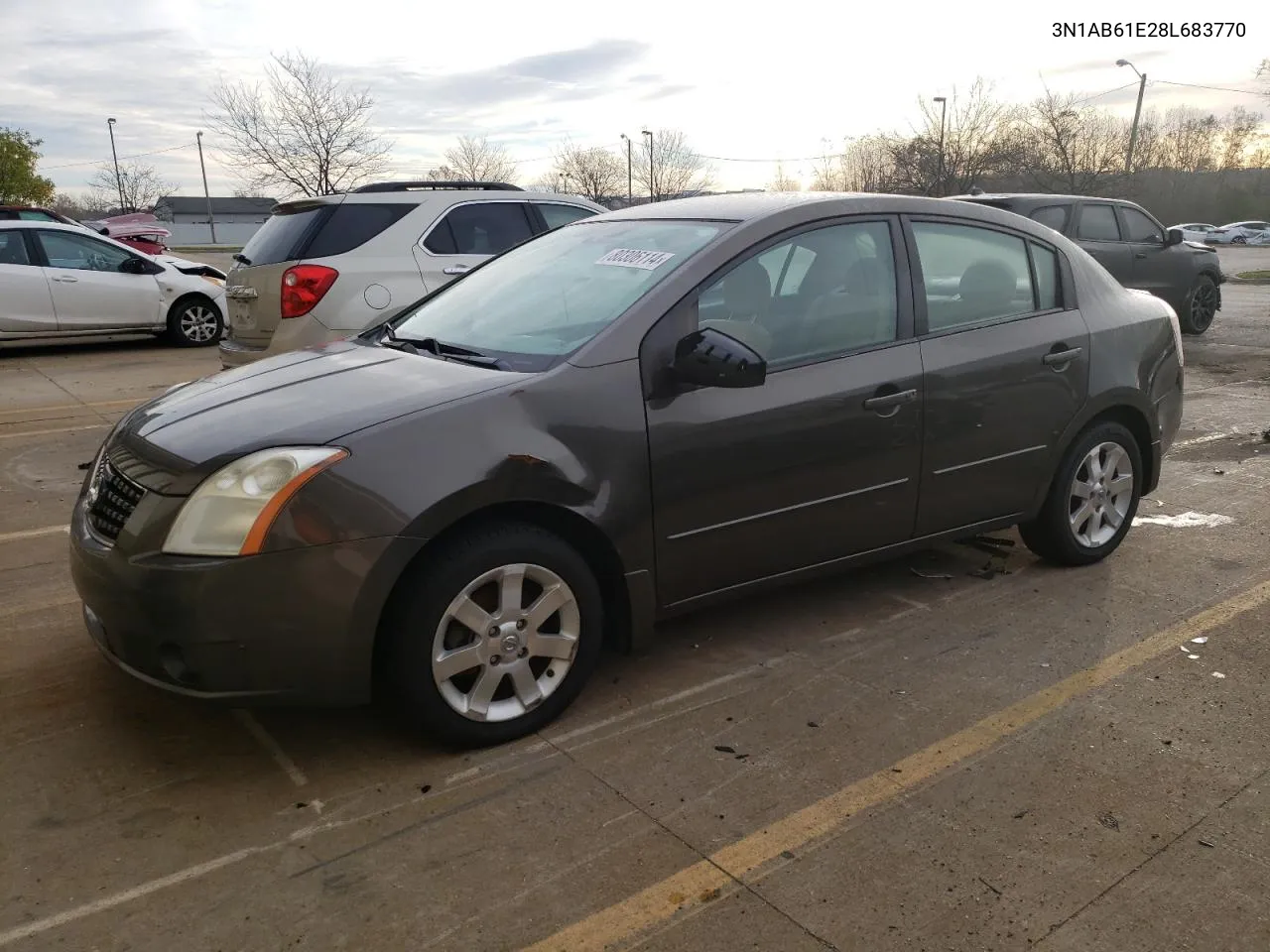 2008 Nissan Sentra 2.0 VIN: 3N1AB61E28L683770 Lot: 80306114