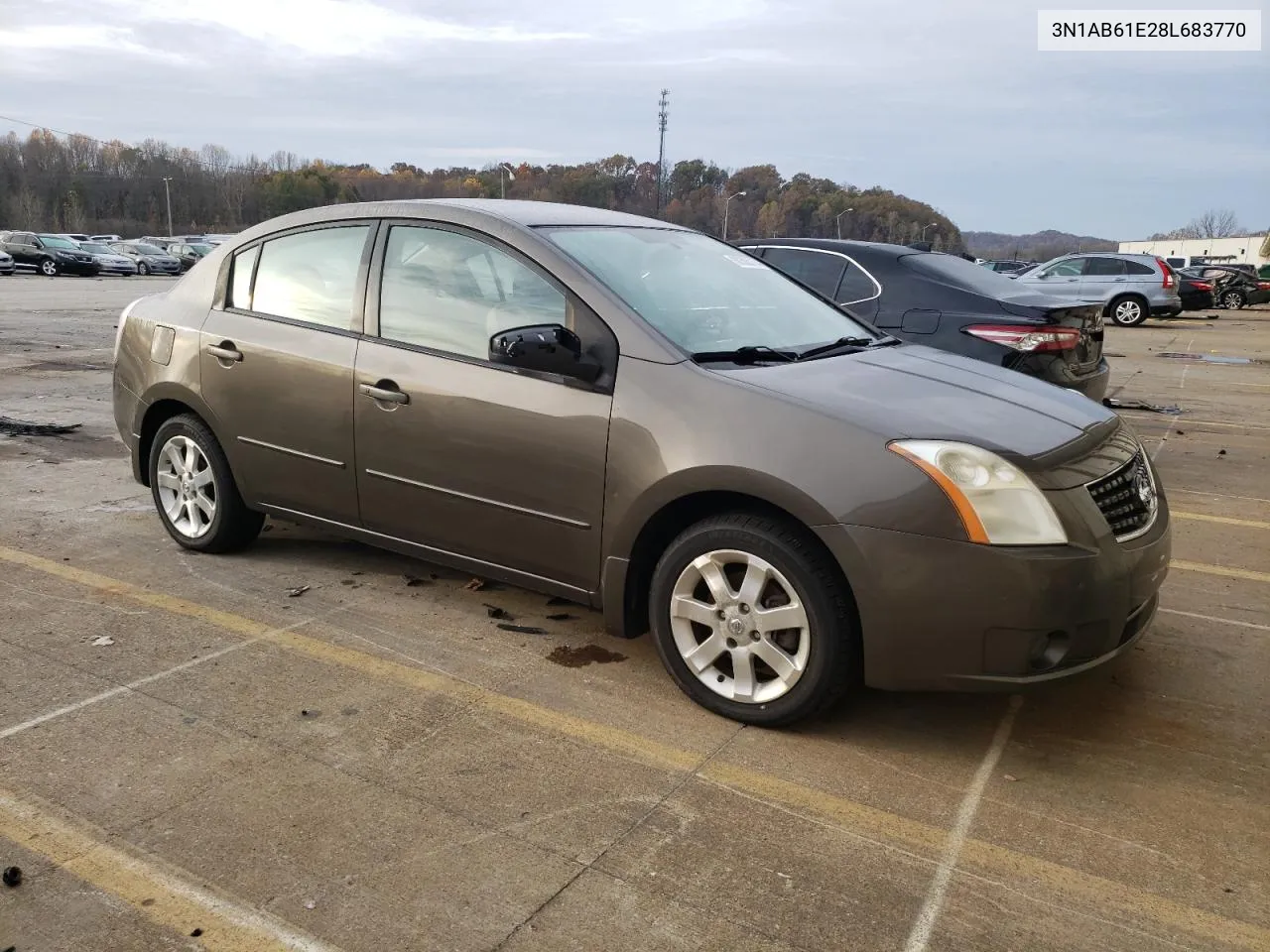 2008 Nissan Sentra 2.0 VIN: 3N1AB61E28L683770 Lot: 80306114