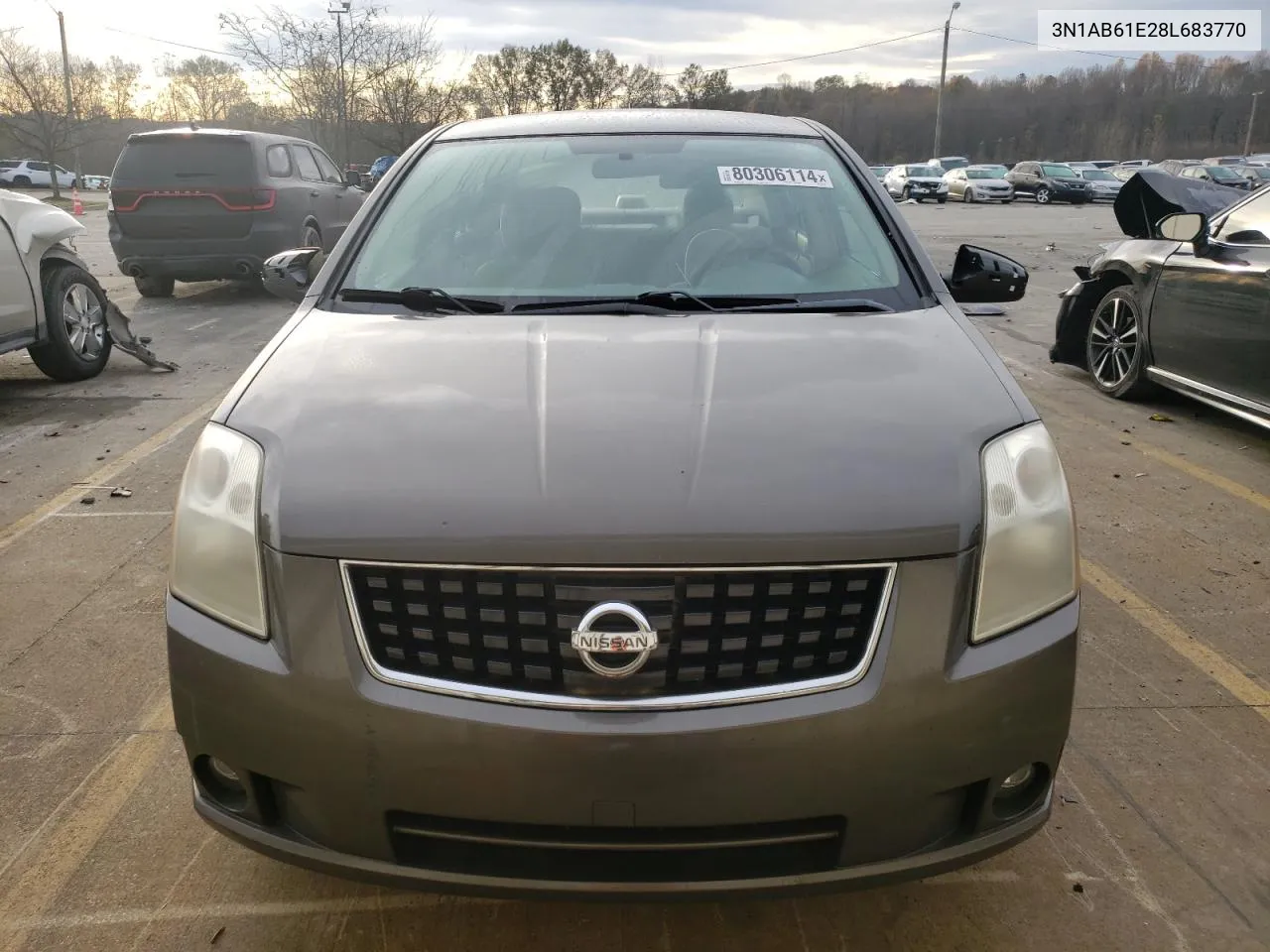 2008 Nissan Sentra 2.0 VIN: 3N1AB61E28L683770 Lot: 80306114