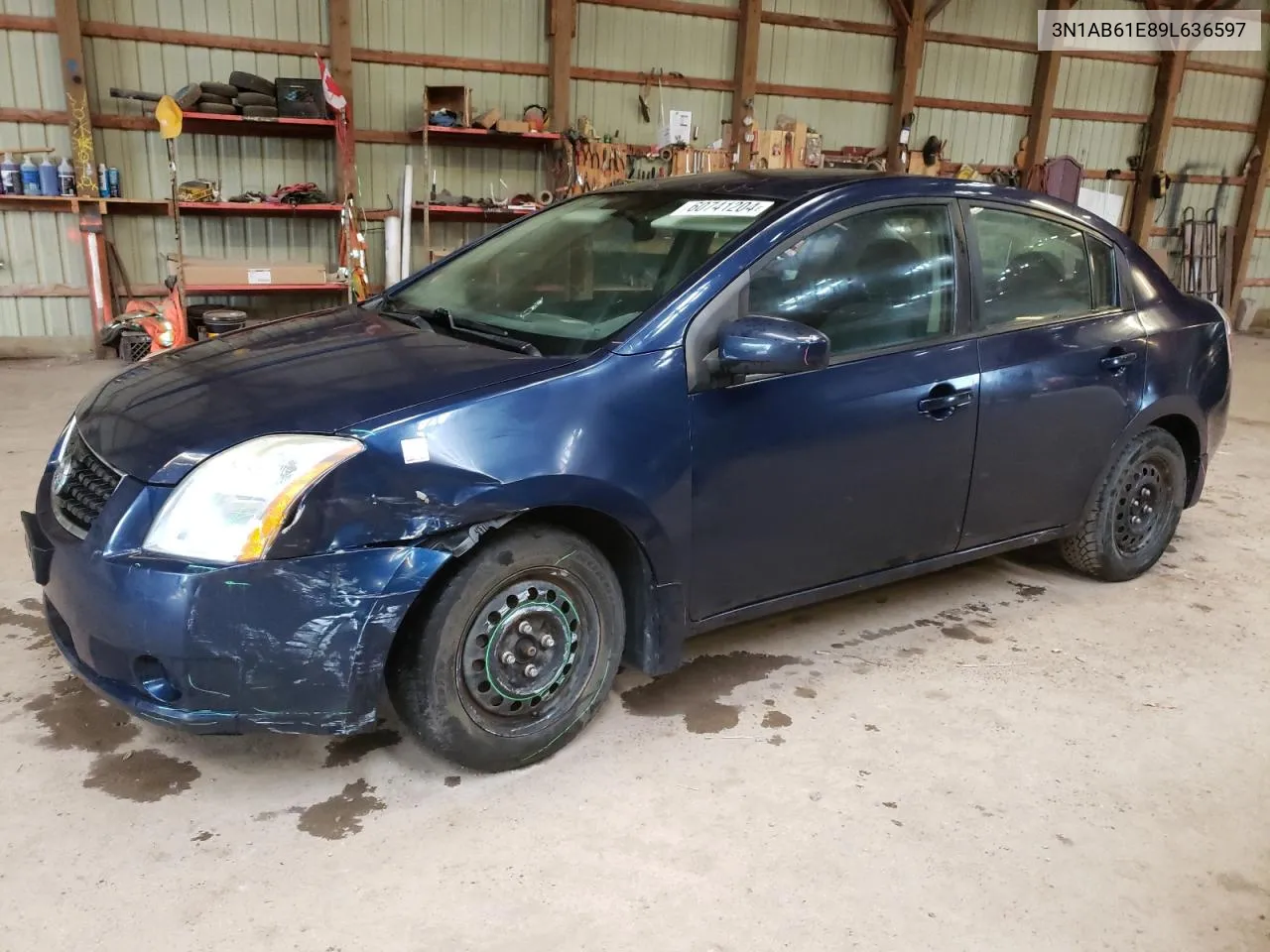 3N1AB61E89L636597 2009 Nissan Sentra 2.0