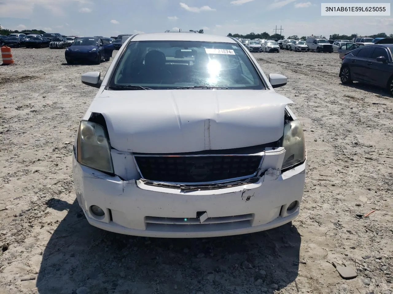 2009 Nissan Sentra 2.0 VIN: 3N1AB61E59L625055 Lot: 61891874