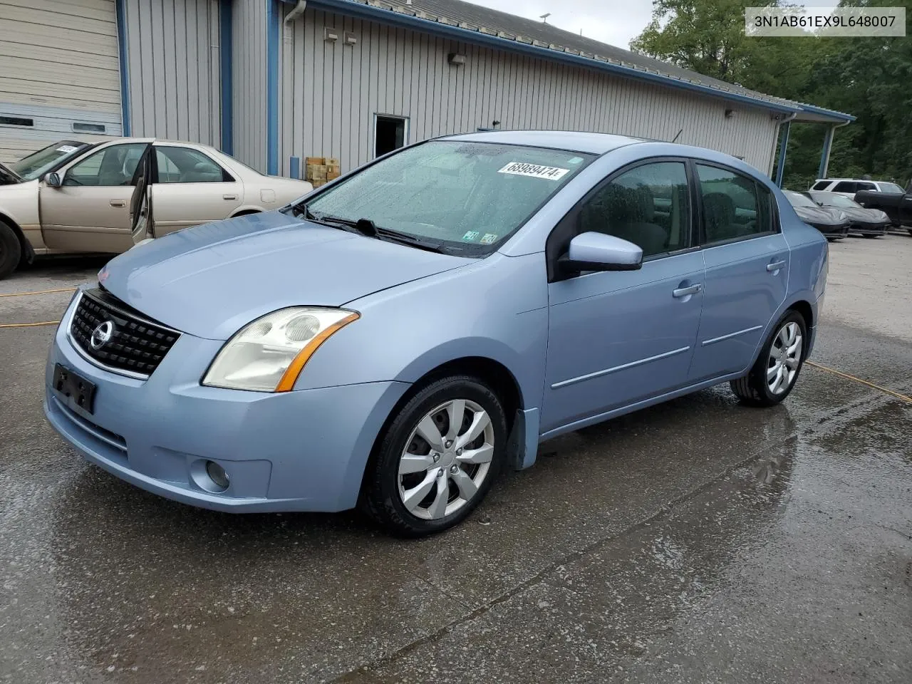 2009 Nissan Sentra 2.0 VIN: 3N1AB61EX9L648007 Lot: 68989474