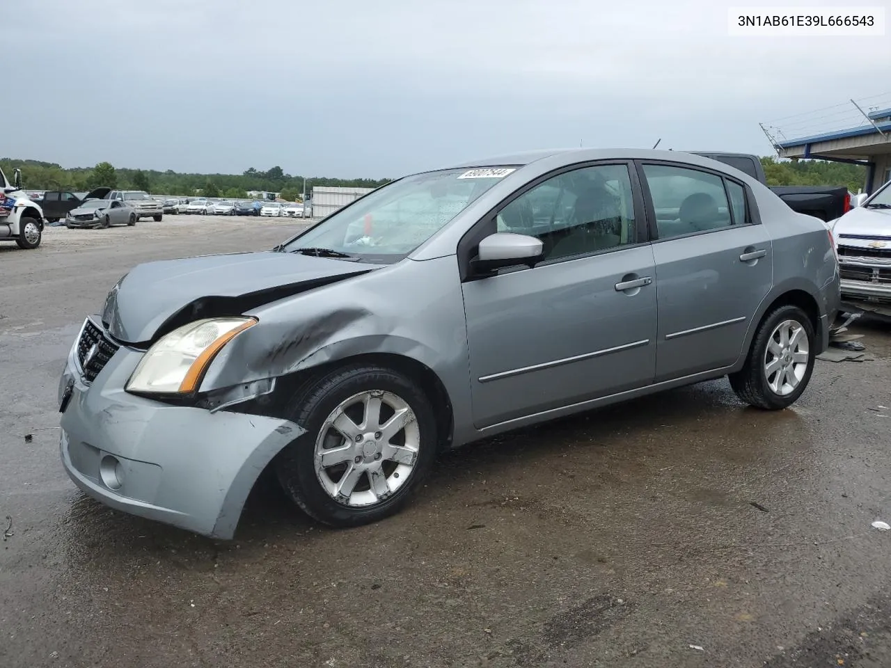 2009 Nissan Sentra 2.0 VIN: 3N1AB61E39L666543 Lot: 69007544