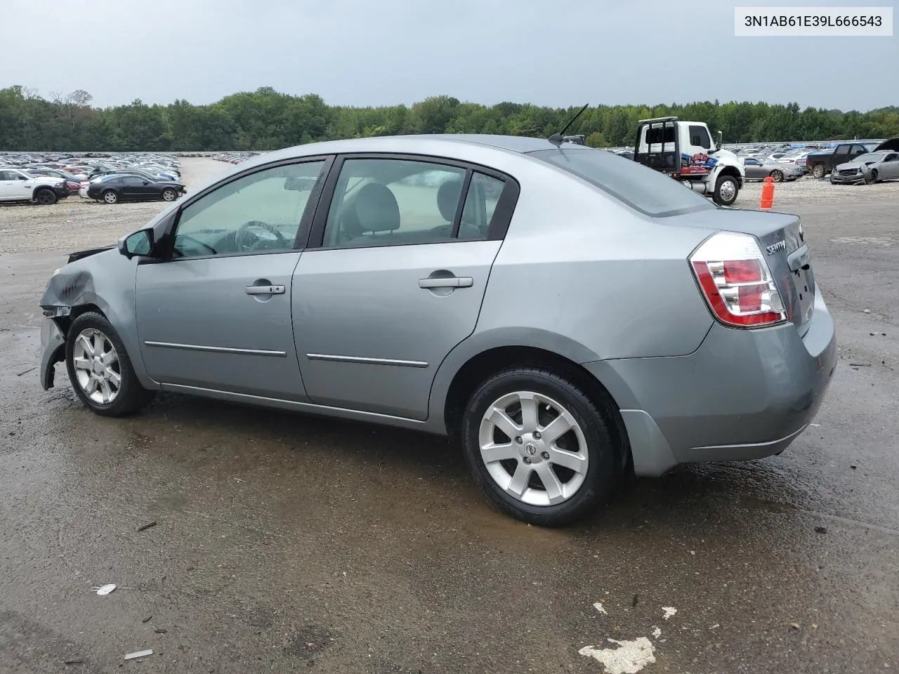 2009 Nissan Sentra 2.0 VIN: 3N1AB61E39L666543 Lot: 69007544