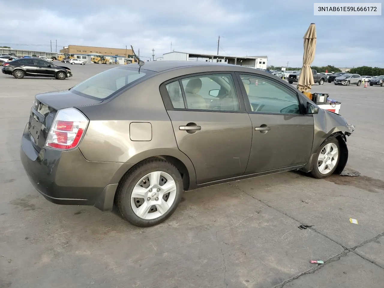 2009 Nissan Sentra 2.0 VIN: 3N1AB61E59L666172 Lot: 69438414