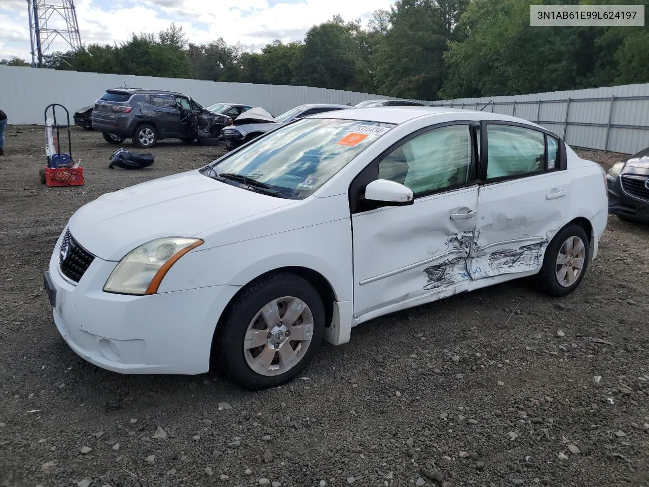 2009 Nissan Sentra 2.0 VIN: 3N1AB61E99L624197 Lot: 70316434