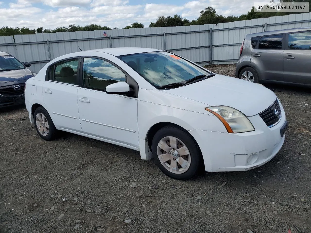 2009 Nissan Sentra 2.0 VIN: 3N1AB61E99L624197 Lot: 70316434