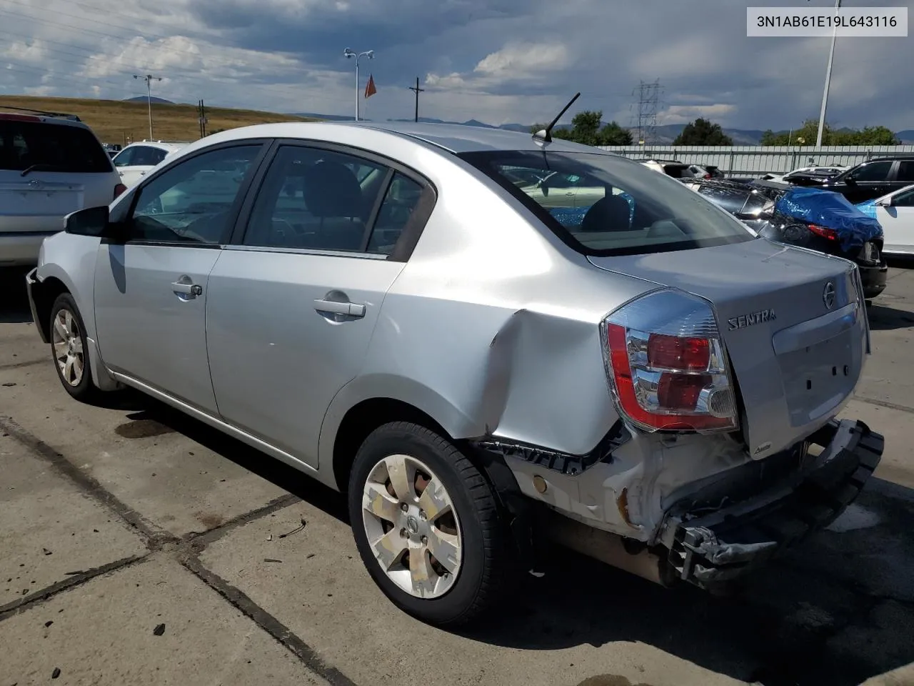 2009 Nissan Sentra 2.0 VIN: 3N1AB61E19L643116 Lot: 70648224