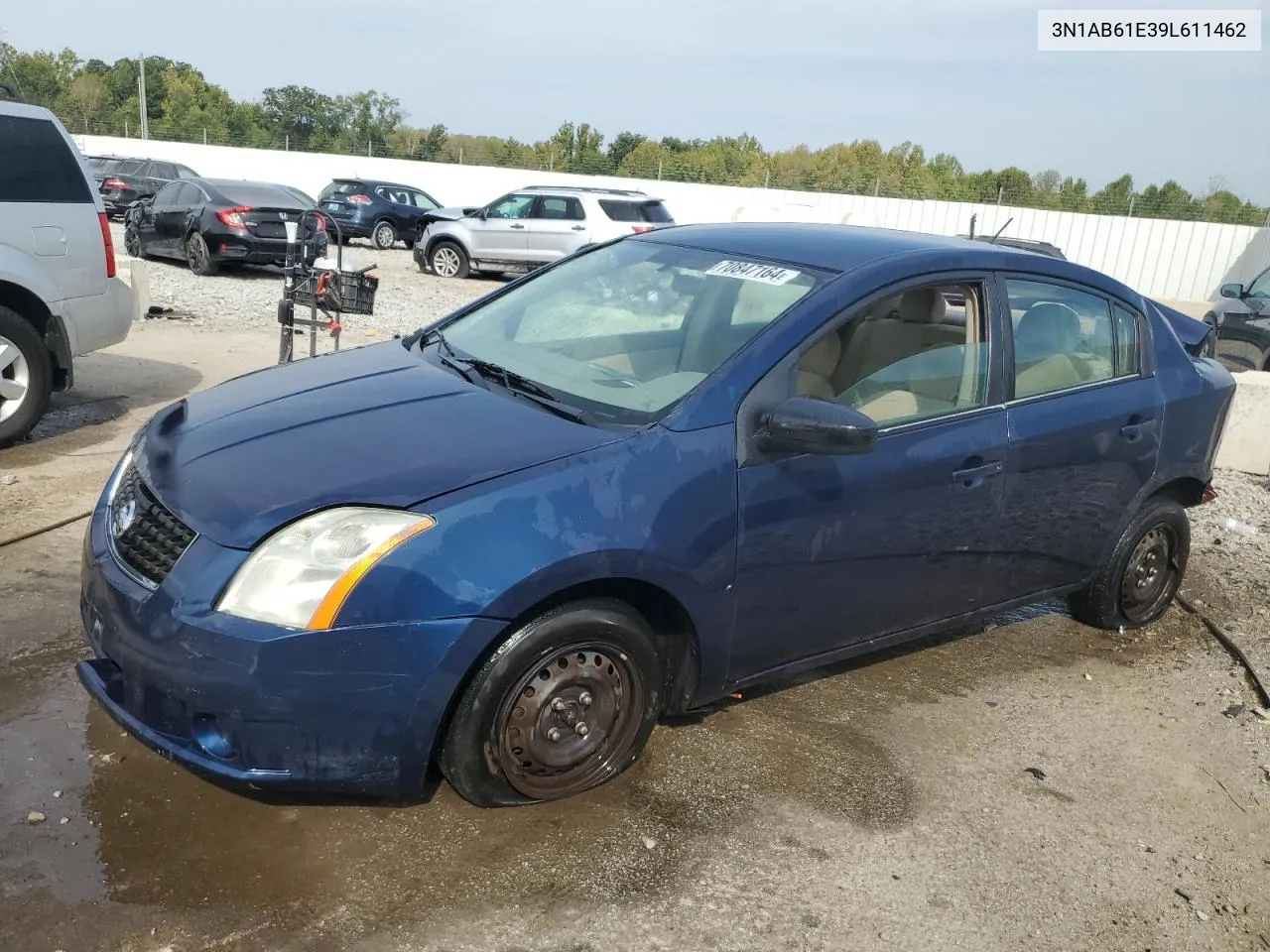 2009 Nissan Sentra 2.0 VIN: 3N1AB61E39L611462 Lot: 70847164