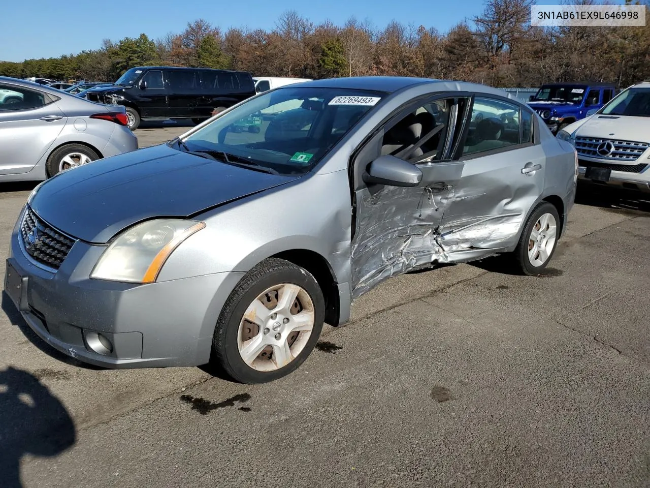 2009 Nissan Sentra 2.0 VIN: 3N1AB61EX9L646998 Lot: 72043184